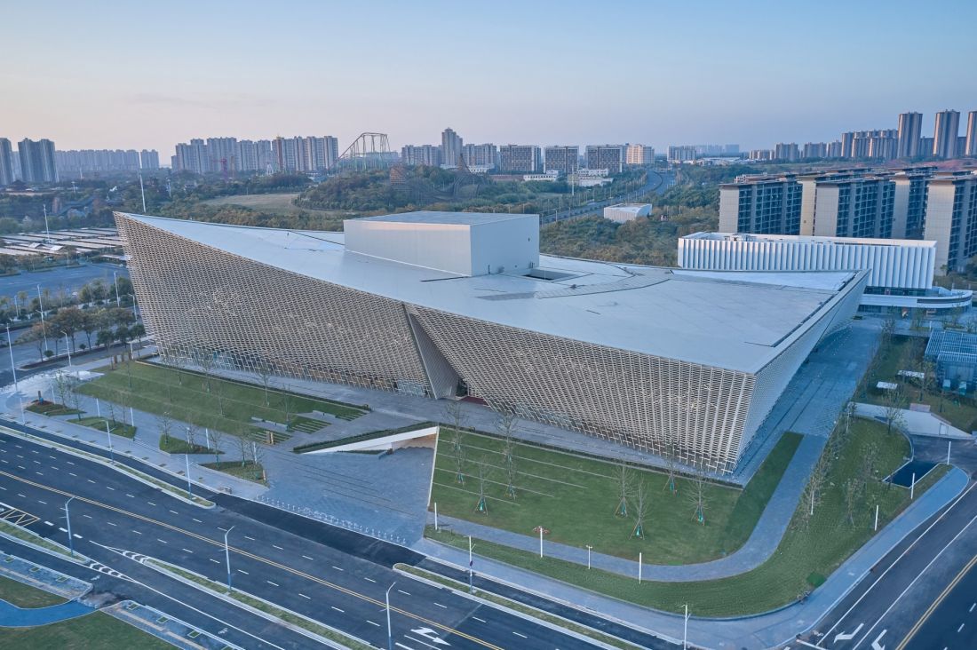 Teatr Wielki w Nanchang - widok z lotu ptaka 