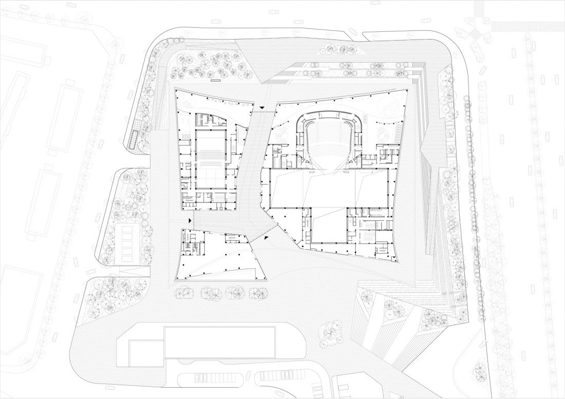 Teatr Wielki w Nanchang - rzut parteru