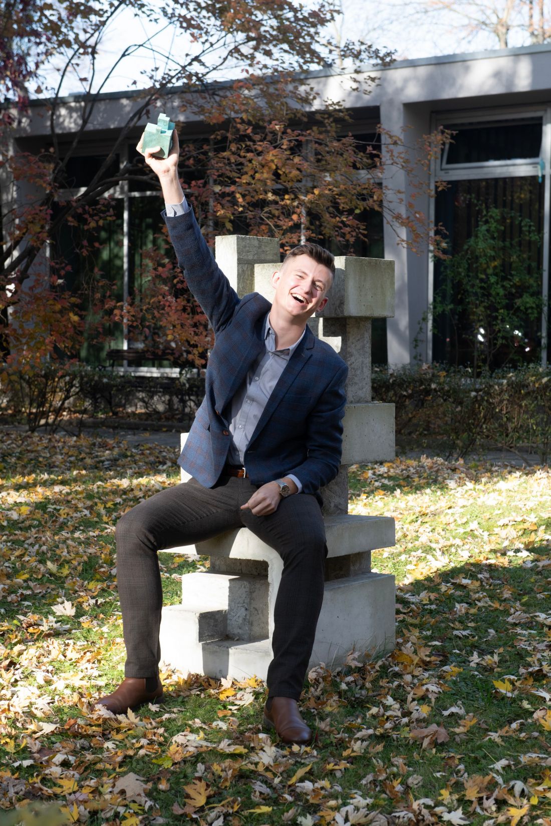 Mateusz Kołacz z nagrodą