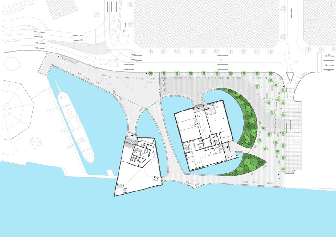 V&A Dundee (filia muzeum Wiktorii i Alberta w Dundee) - plan zagospodarowania przestrzennego