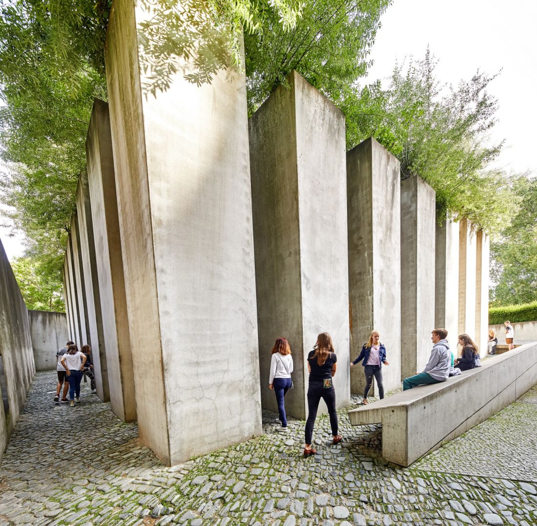 Muzeum Żydowskie w Berlinie - tzw. ogród wypędzenia 