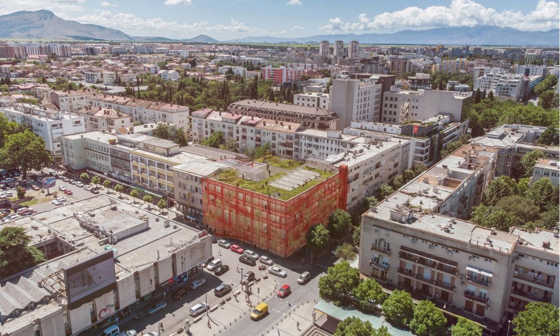 NA-MA Creative Hub - projekt przebudowy domu towarowego w Podgoricy