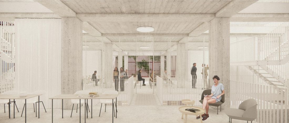 NA-MA Creative Hub - projekt przebudowy domu towarowego w Podgoricy