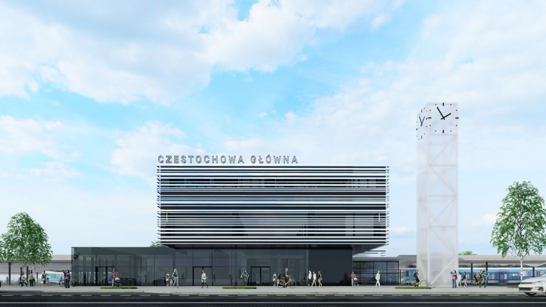 Nowy Dworzec PKP w Częstochowie