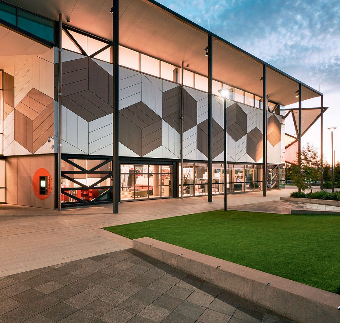 Biblioteka w Oran Park w Sydney, Australia EQUITONE [linea] i [tectiva]