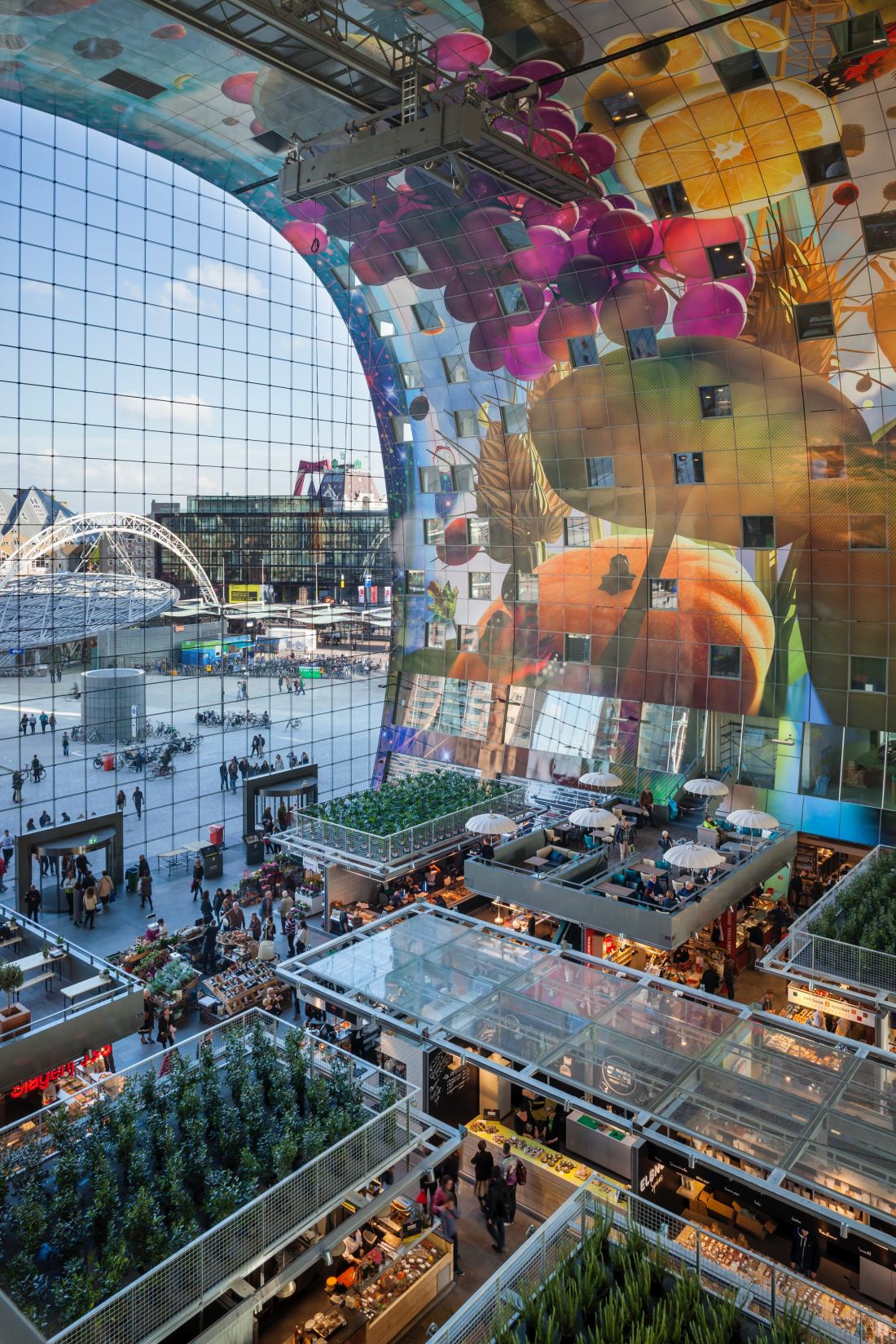 Hala Targowa (Markthal) w Rotterdamie