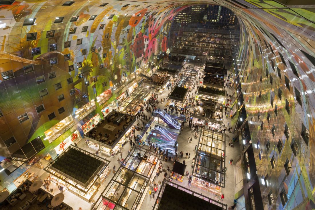 Hala Targowa (Markthal) w Rotterdamie
