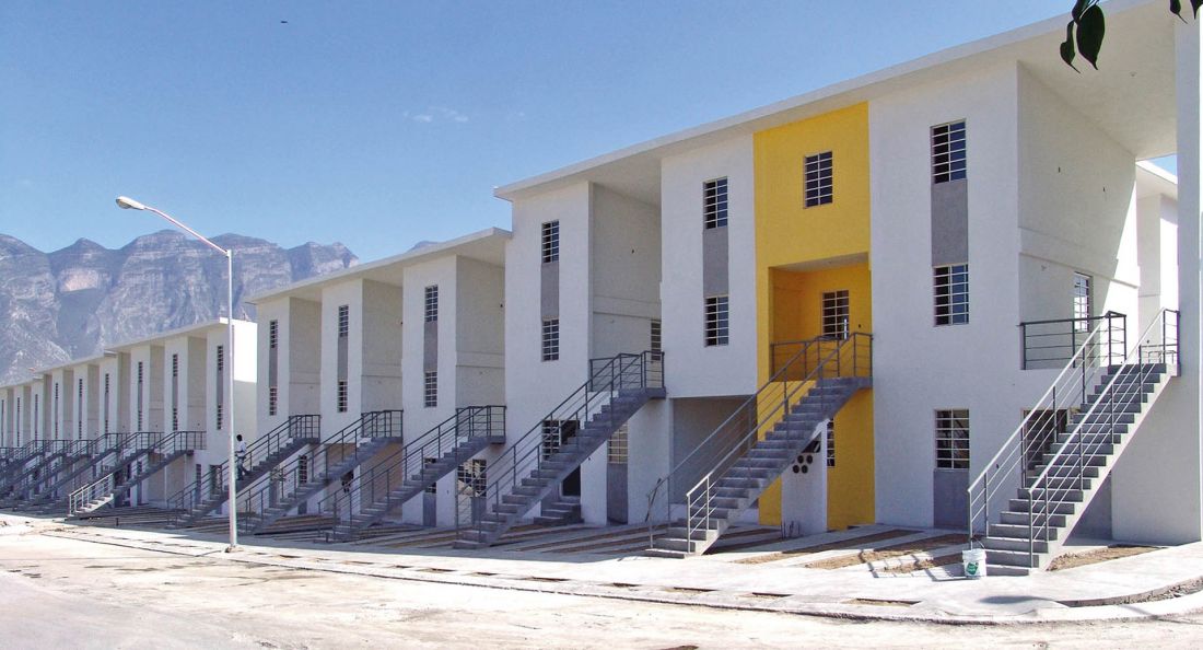 kompleks socjalnych budynków mieszkalnych, Monterrey, Meksyk, proj.: Alejandro Aravena (ELEMENTAL), 2010