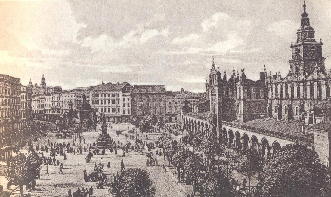 Wschodnia strona rynku w 1930 roku