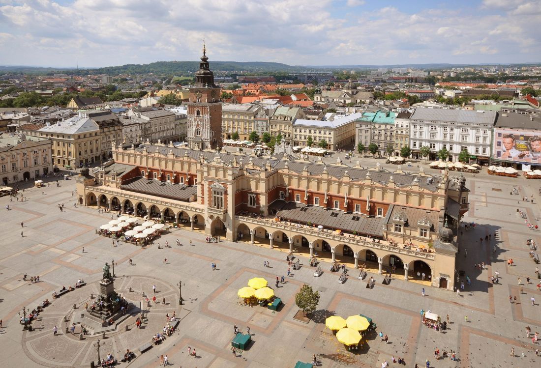 Rynek w Krakowie to obecnie betonowa patelnia