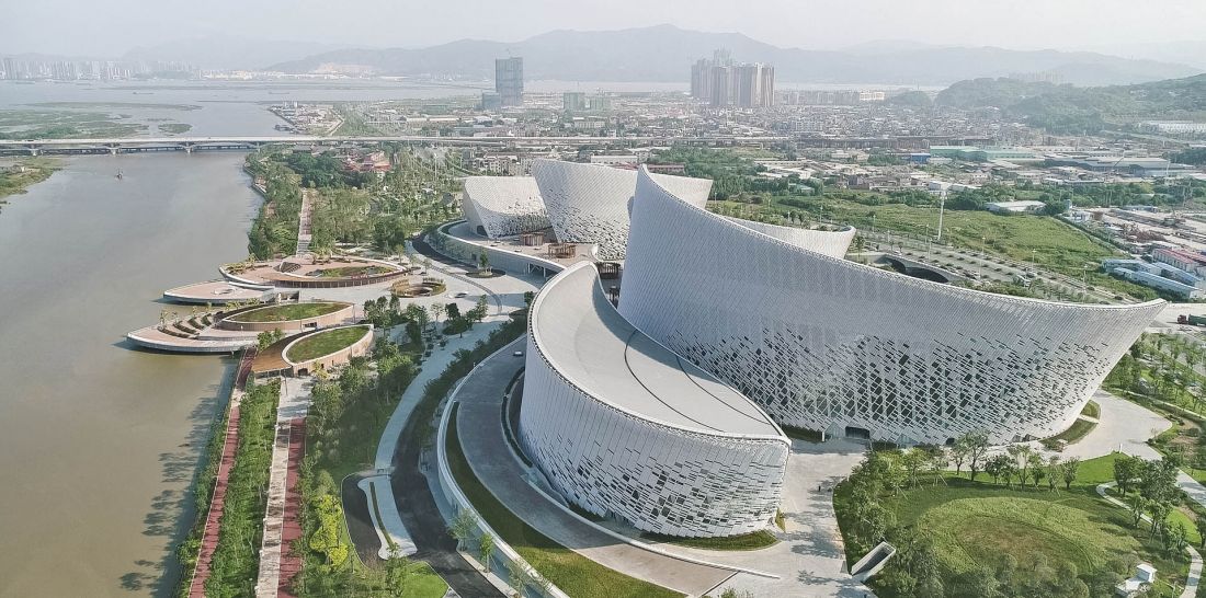 Centrum Kultury i Sztuki w Fuzhou, Chiny, 2018