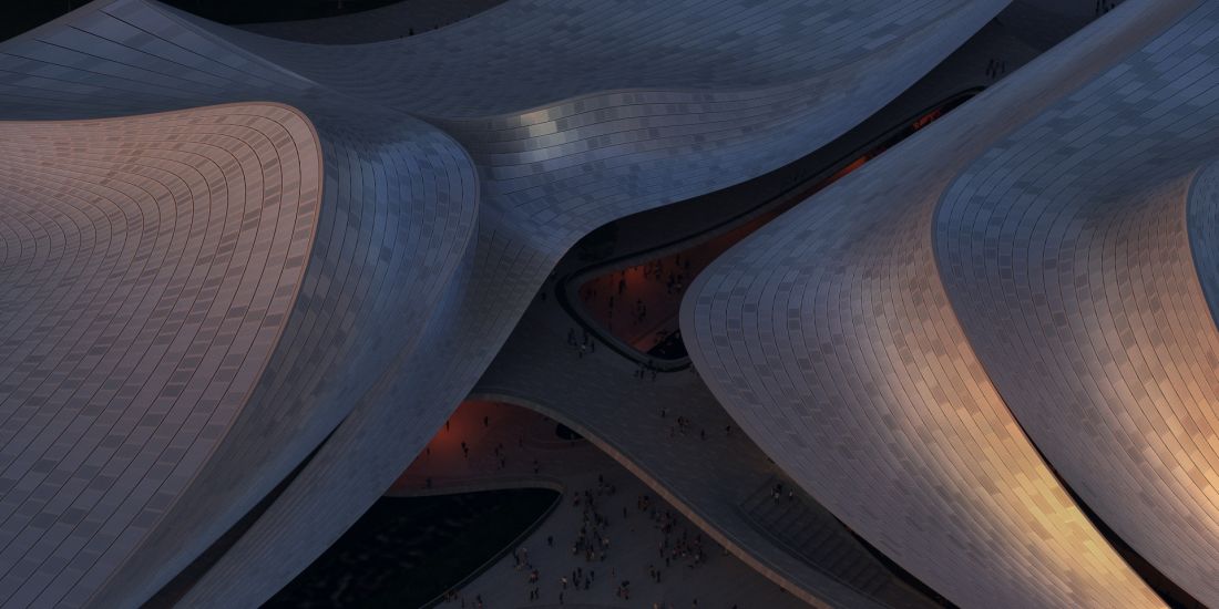 Centrum Kultury i Sztuki nad rzeką Cao”e w prowincji Zhejiang w Chinach