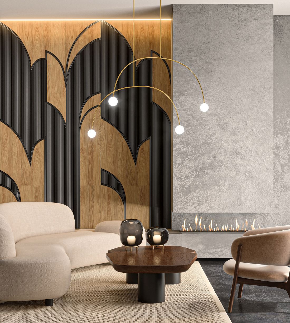 Panele akustyczne DECOART fornirowane w formacie Large 50 x 280. Zabezpieczone lakierem trudnopalnym