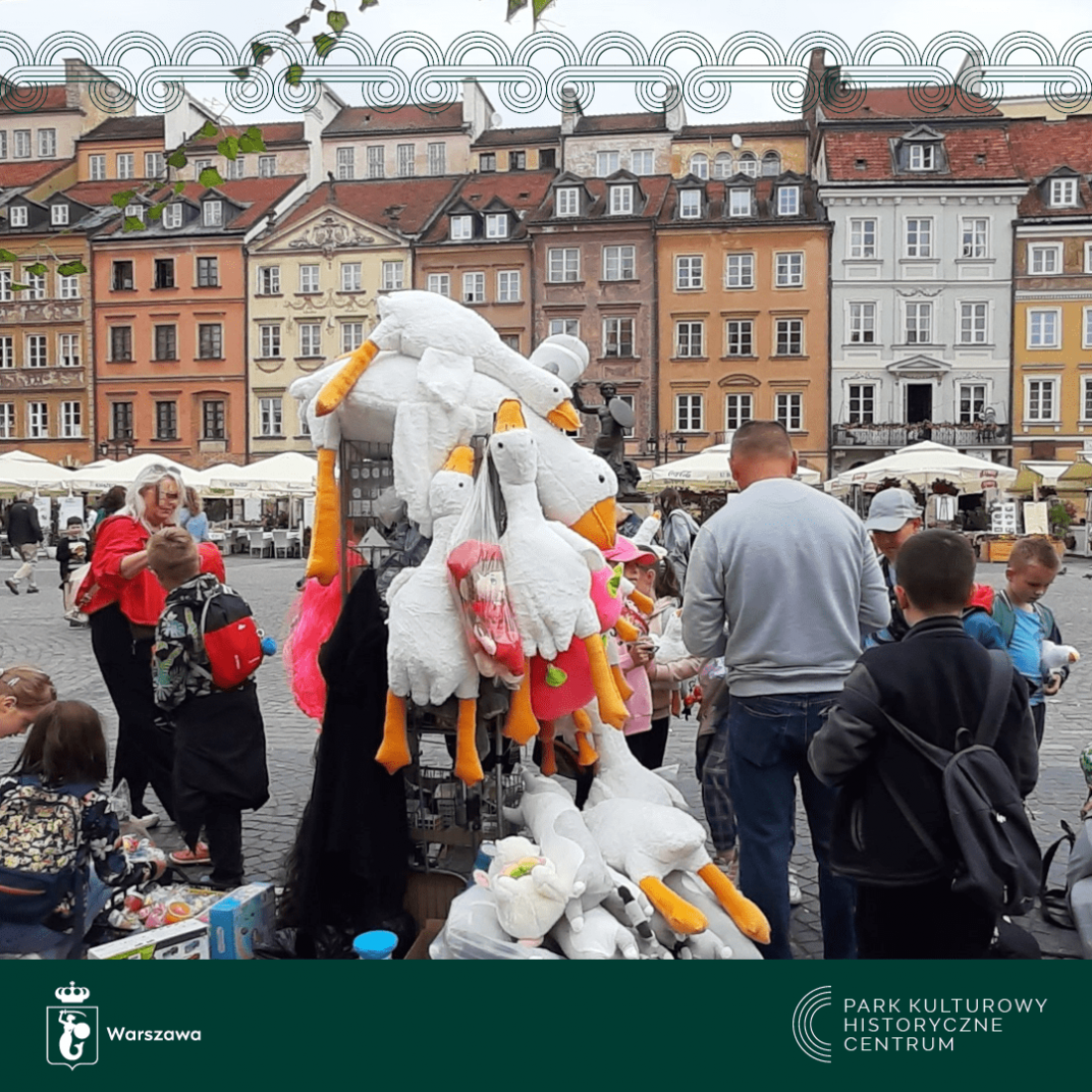 Sprzedaż obwoźna w centrum Warszawy