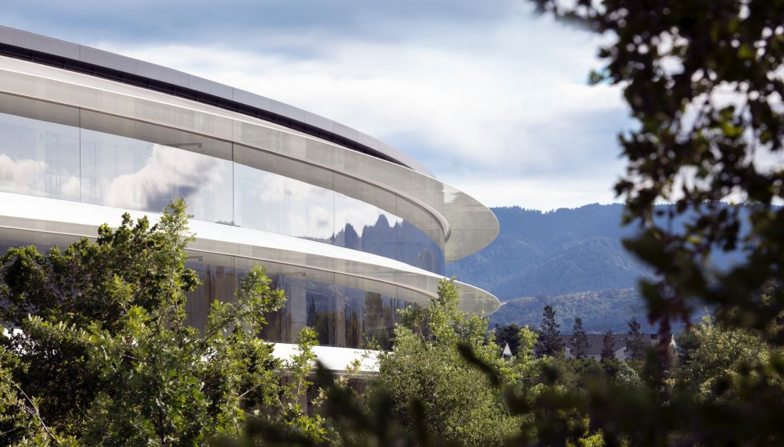 Apple Park w Cupertino w Kalifornii