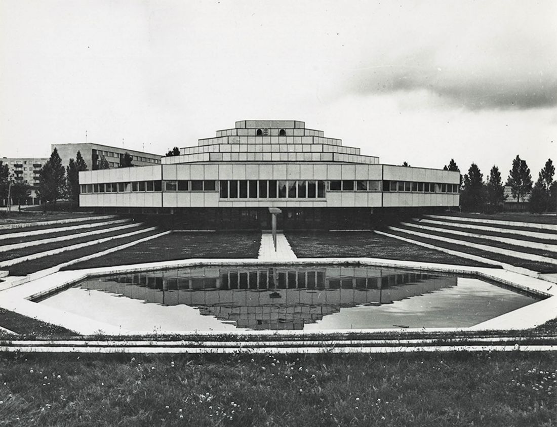 budynek administracyjny kołchozu KEK (obecnie Okta Centrum), Rapla (Estonia/ZSRR)