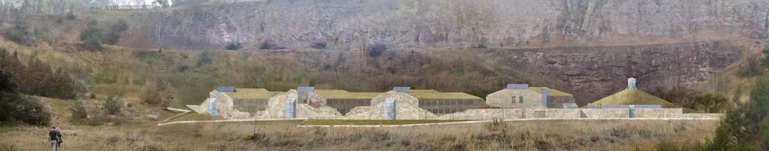 zwycięski projekt konkursowy - Europejskie Centrum Edukacji Geologicznej w Chęcinach (projekt nierealizacyjny), 