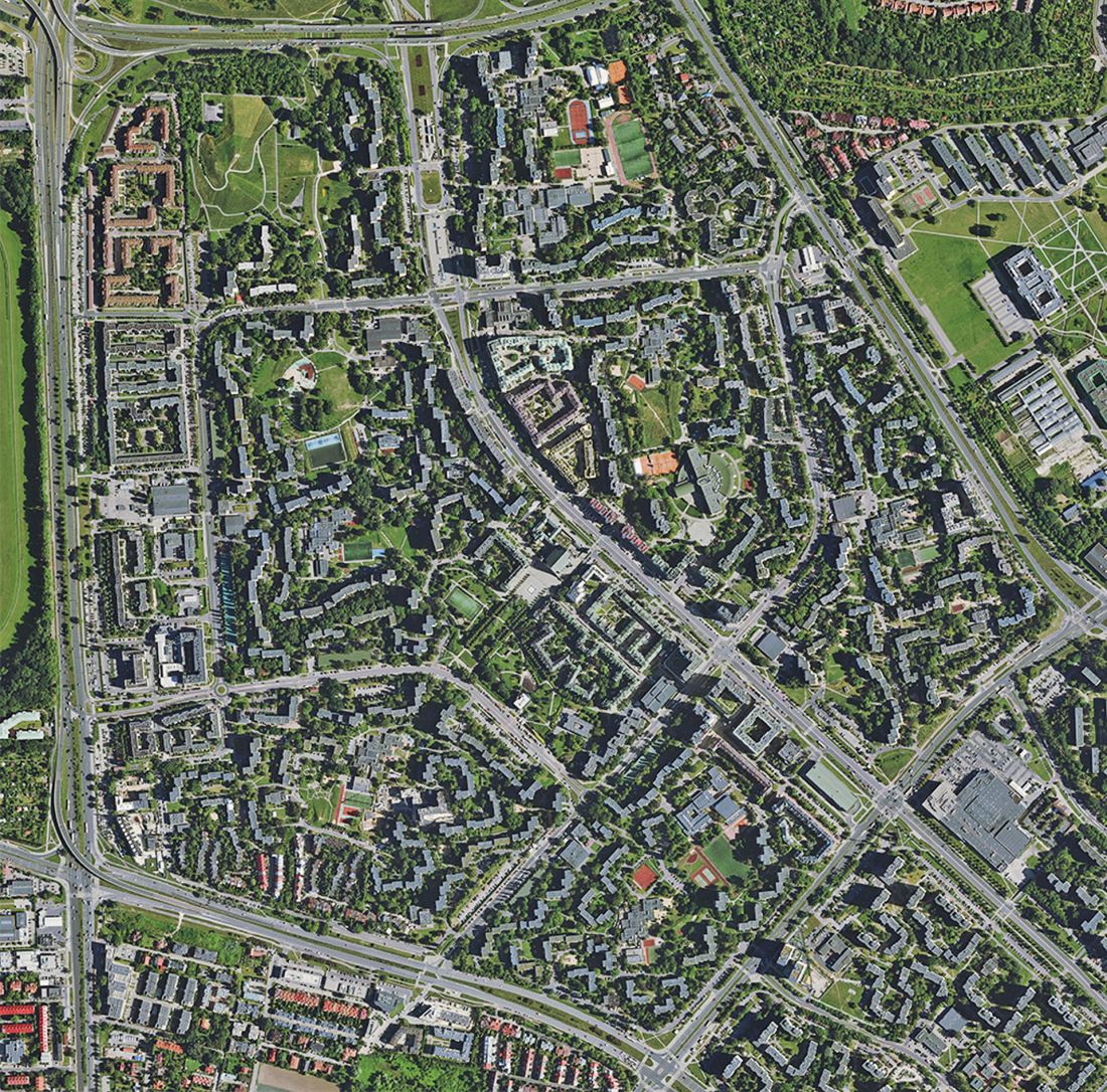 dzielnica Ursynów Północny w Warszawie, proj.: Marek Budzyński, Jerzy Szczepanik-Dzikowski, Andrzej Szkop, 1972