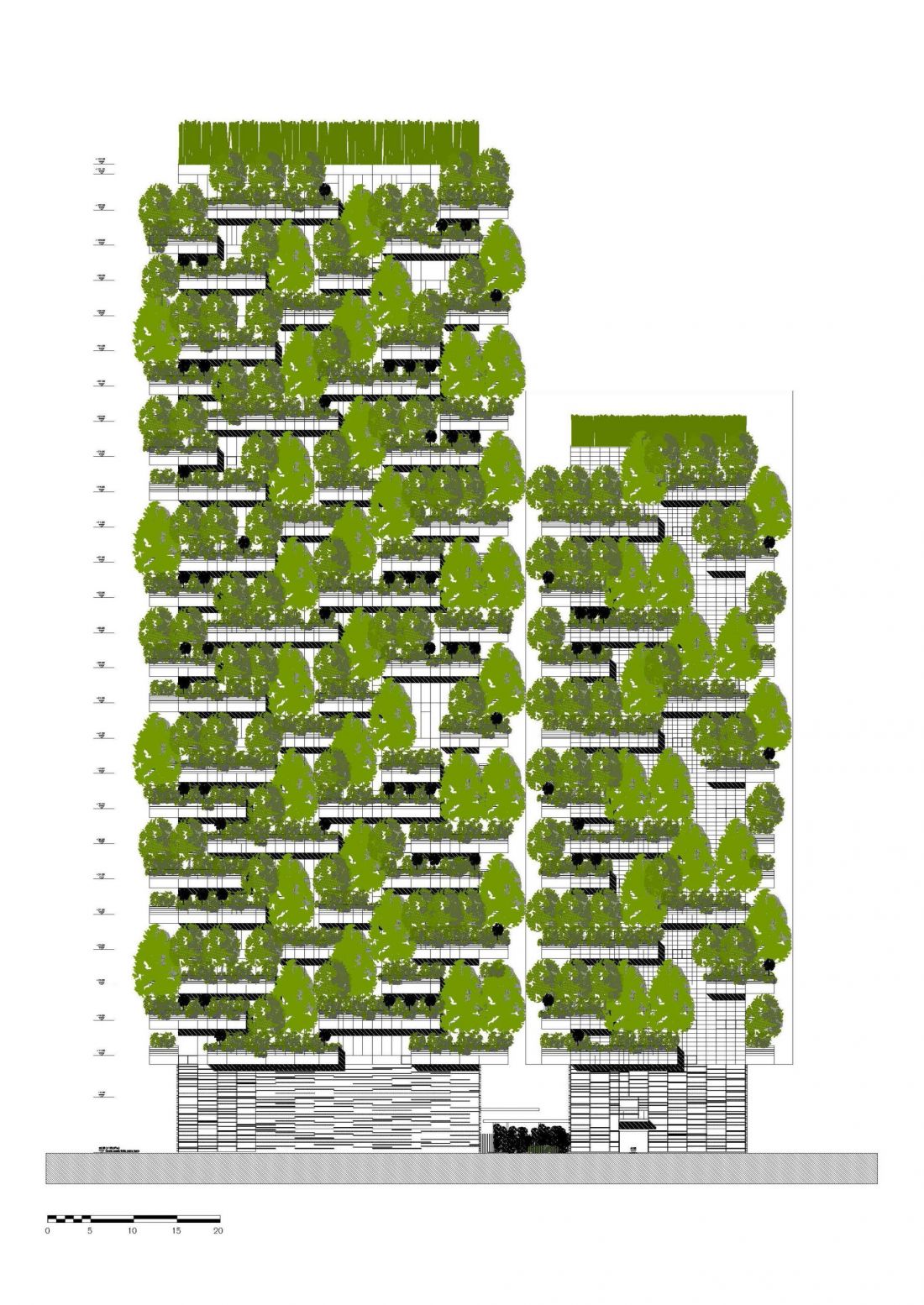 Bosco Verticale (z włoskiego „ pionowy=