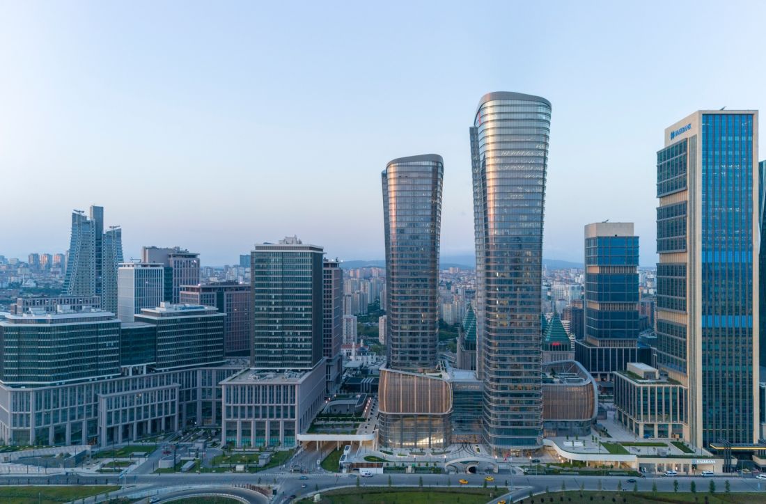 Siedziba banku Ziraat w finansowej dzielnicy Stambułu