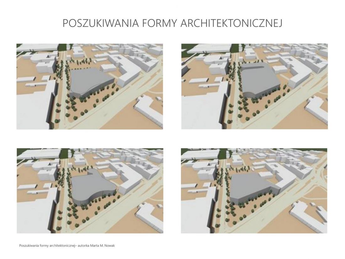 poszukiwania formy architektonicznej 