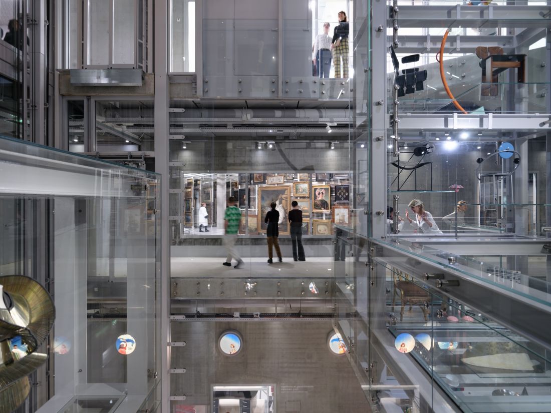 Magazyn kolekcji dzieł sztuki Muzeum Boijmans Van Beuningen w Rotterdamie