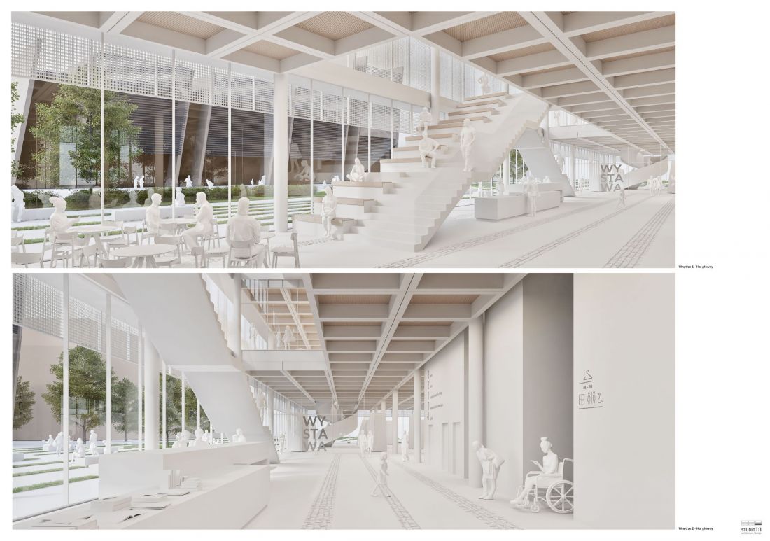 Projekt wnętrza Centrum Obywatelskiego