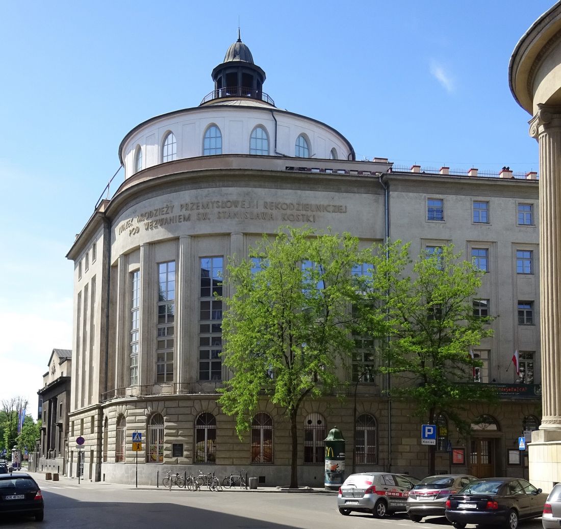 Obecna siedziba Teatru Groteska przy ulicy Skarbowej 2