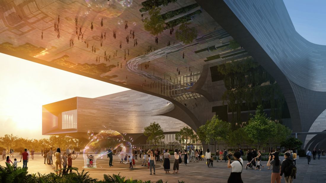 Nowe Centrum Nauki w Singapurze — centrum będzie miało plac, który stanie się kluczową przestrzenią do organizowania różnorodnych wydarzeń