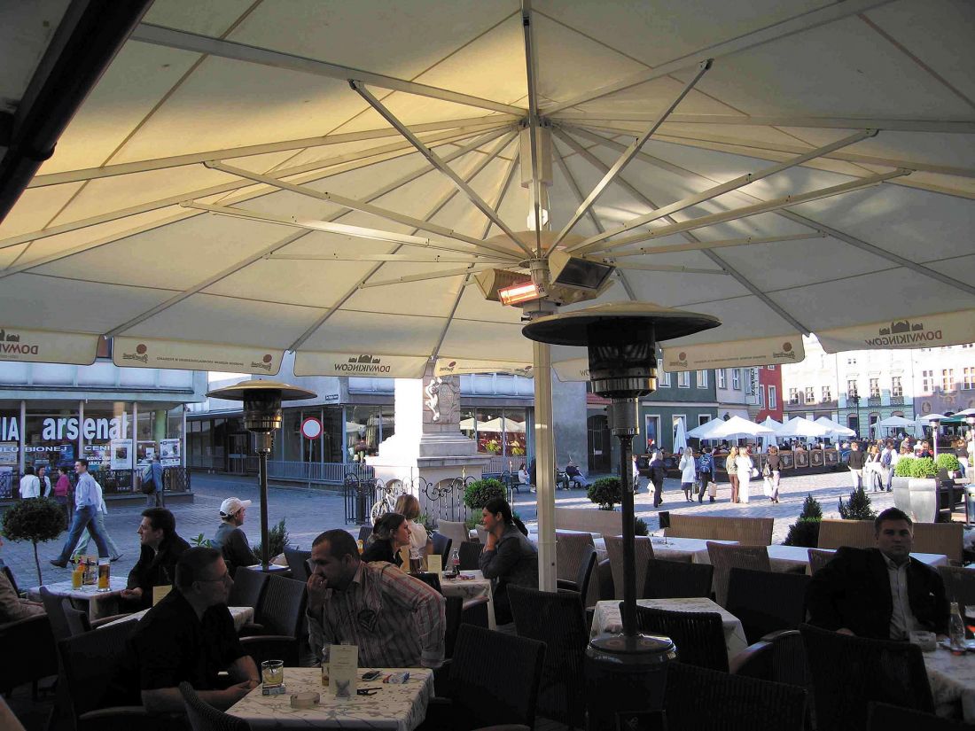 Solart-M, ogrzewanie pod parasol
