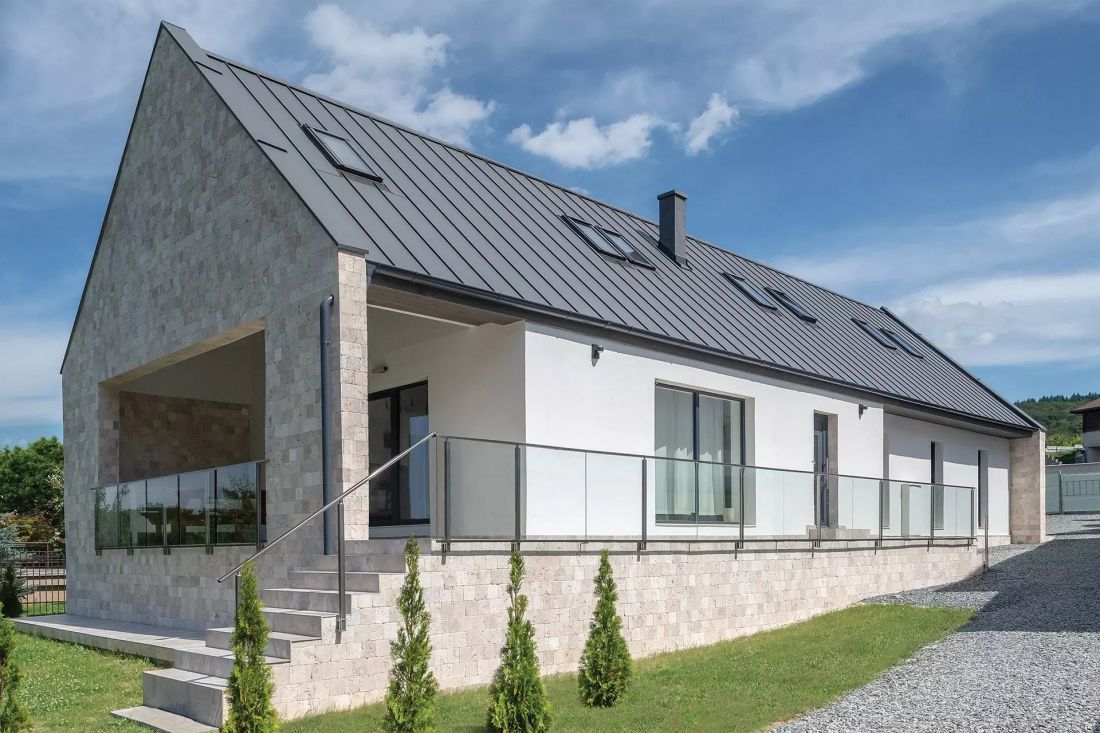 Panel dachowy na rąbek firmy Blachy Pruszyński