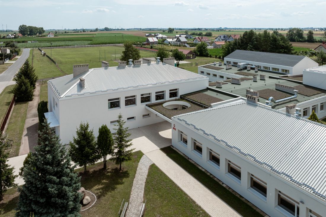 Termomodernizacja szkoły podstawowej w Domaniowie