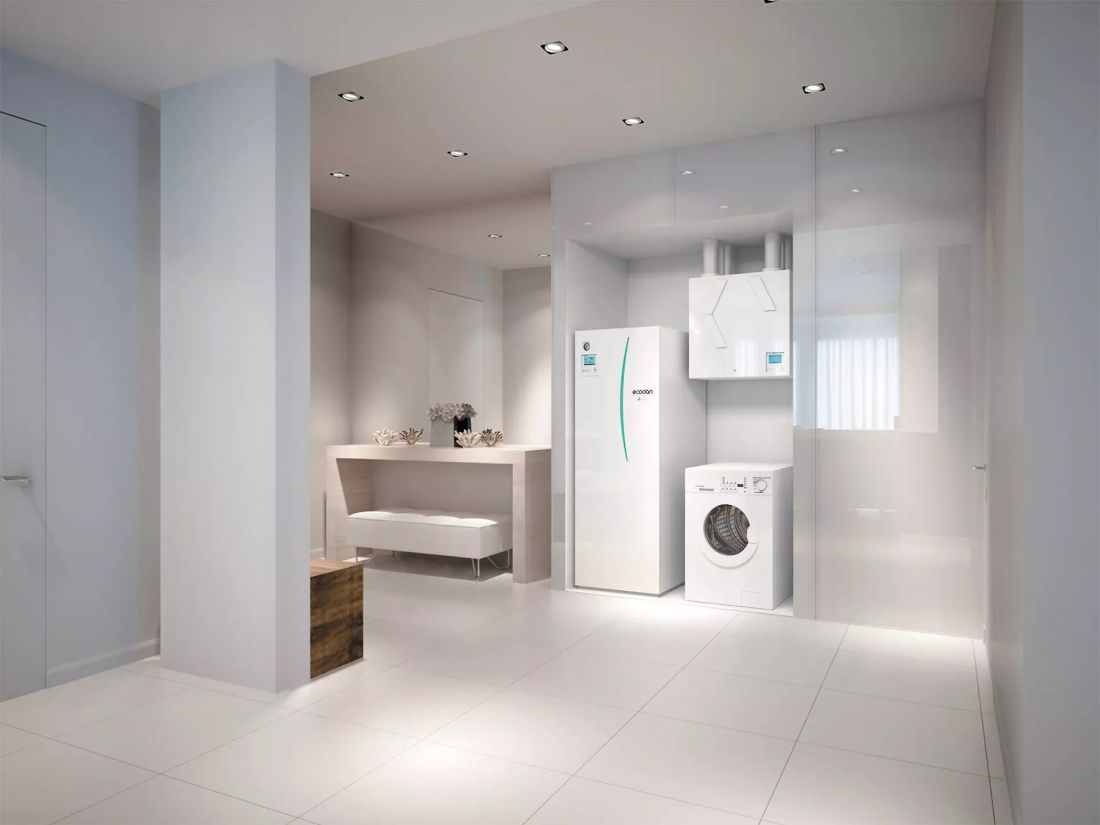 Pompa ciepła Ecodan i system rekuperacyjny Lossnay