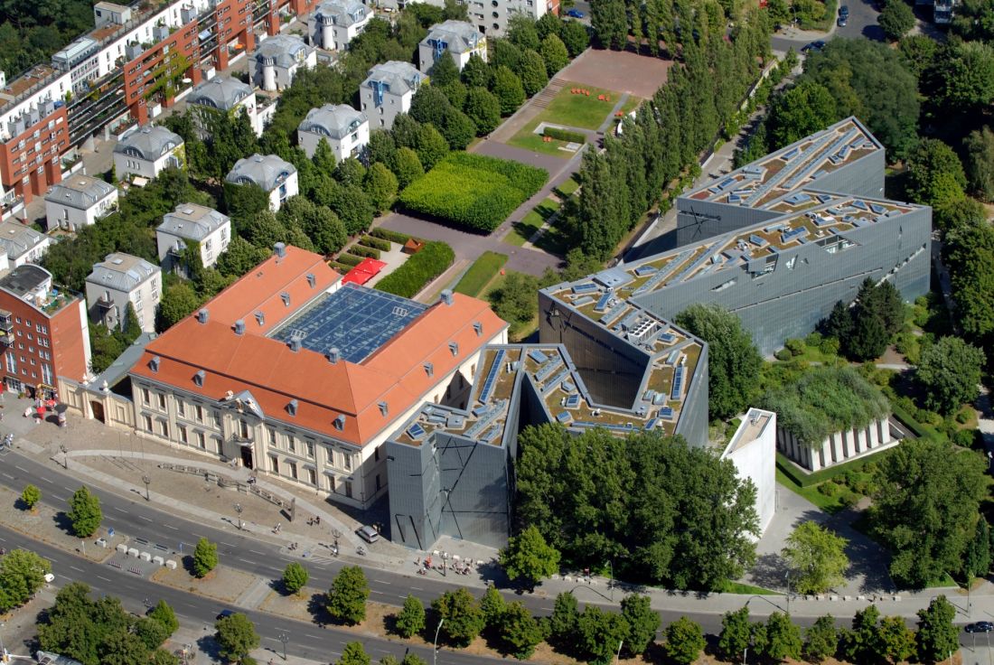 Muzeum Żydowskie w Berlinie - widok z lotu ptaka