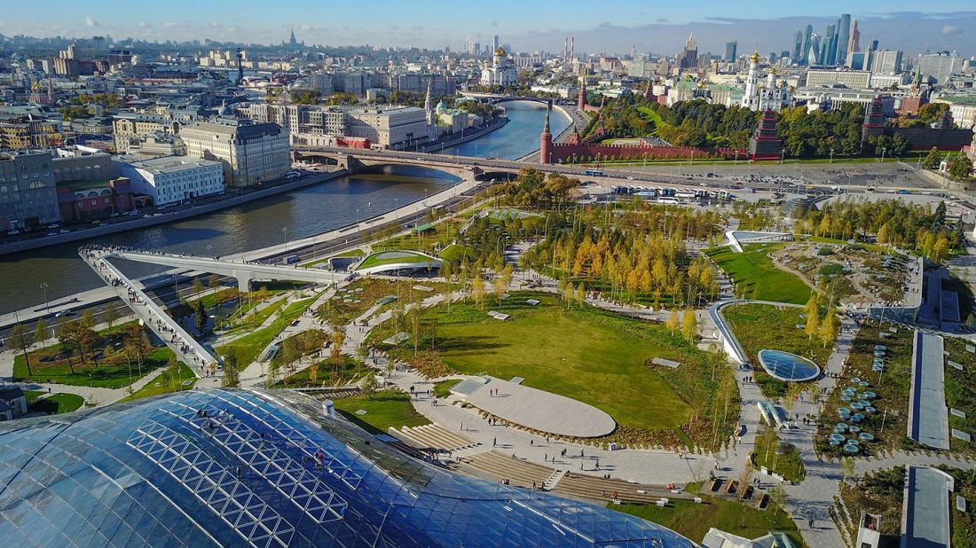 Zaryadye Park w Moskwie