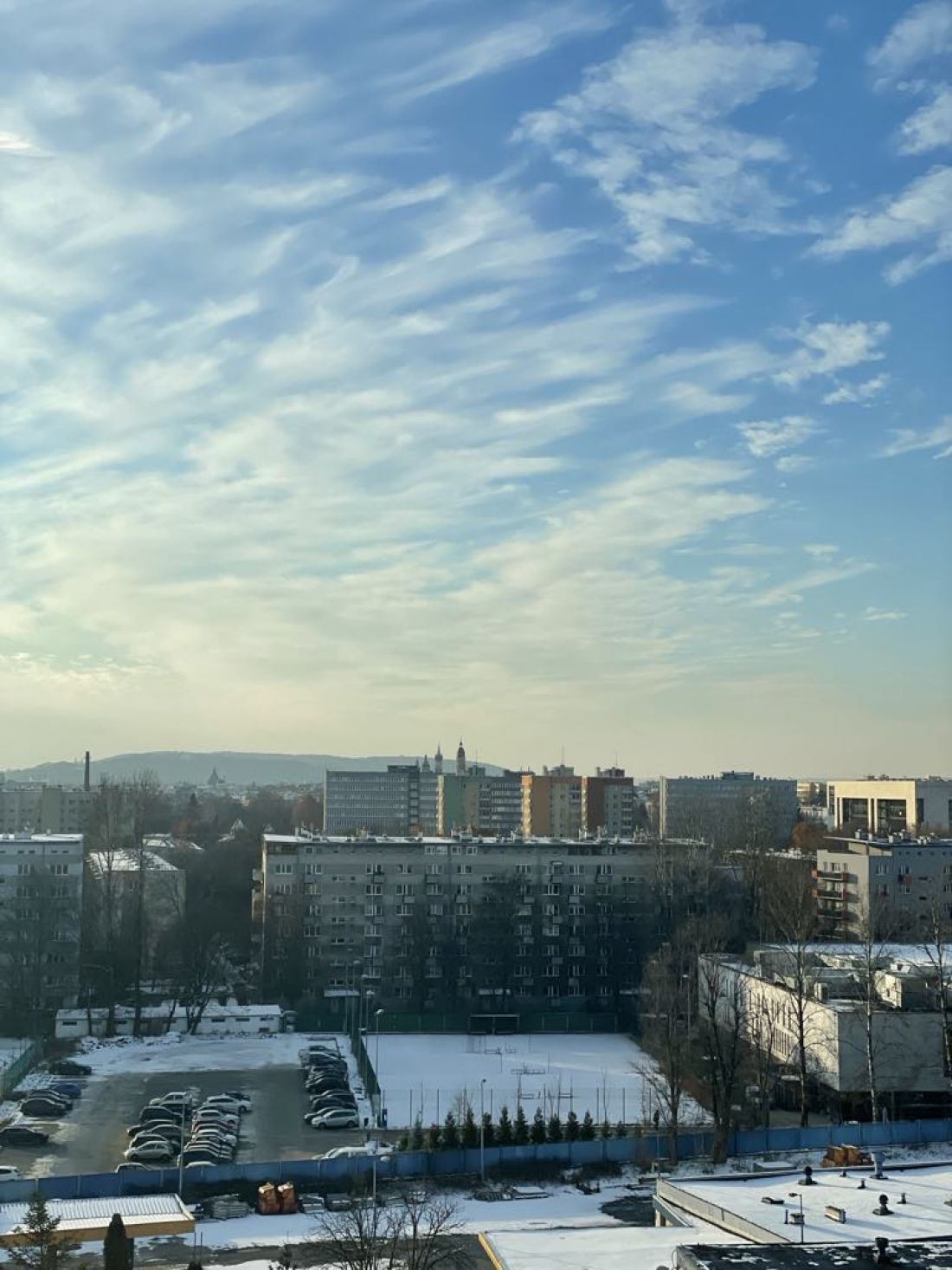 Widok na działkę przy ulicy Kordylewskiego 10