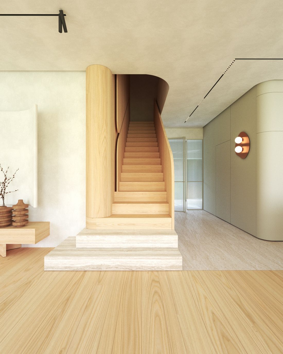 Naturalne materiały stały się fundamentem projektu Organic House