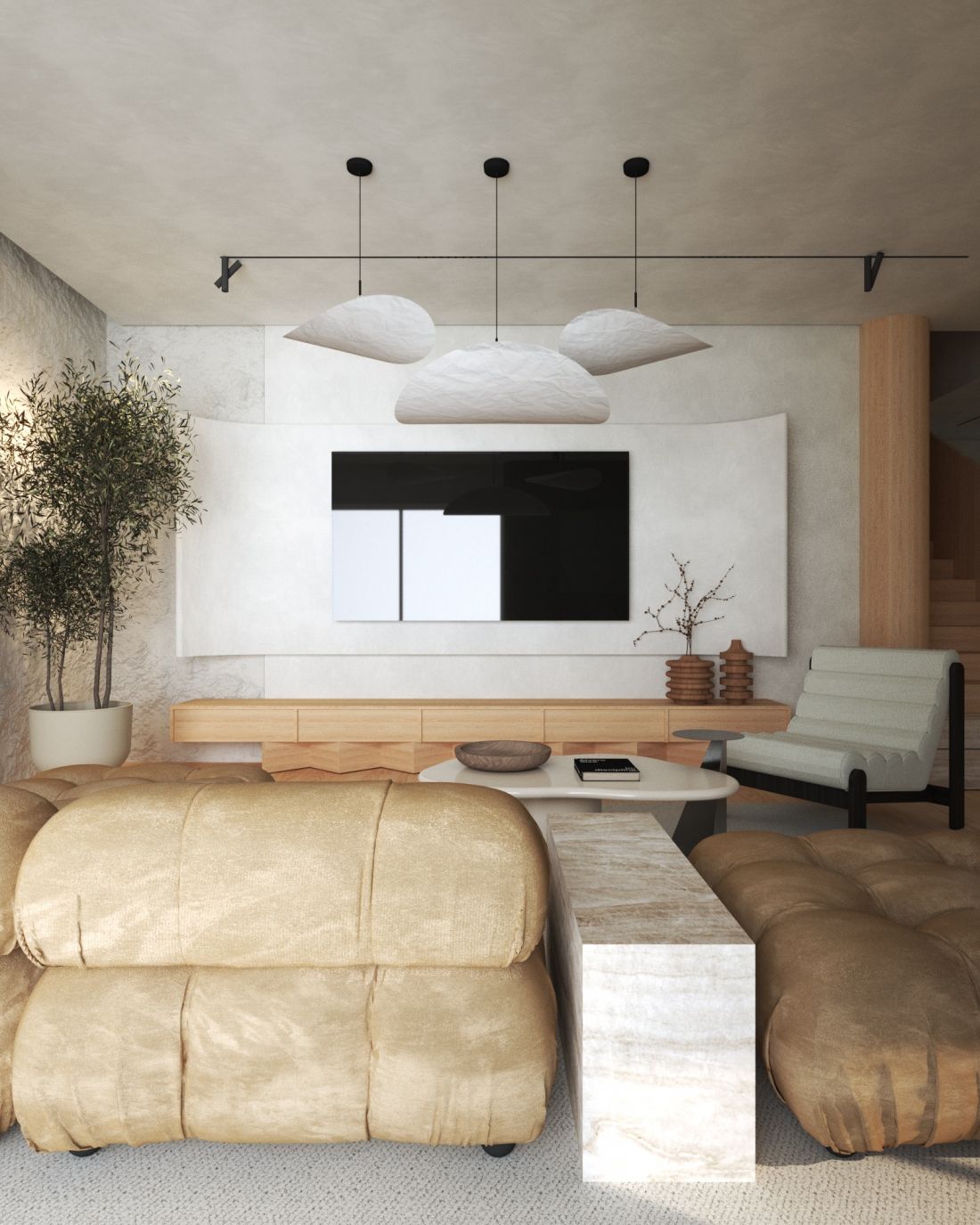 Organic House w Krakowie, gdzie tekstura odgrywa kluczową rolę