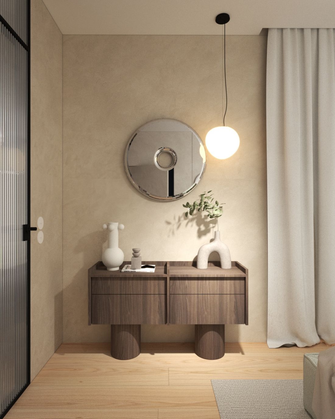 W Organic House zrezygnowano z ostrych kątów na rzecz miękkich, zaokrąglonych form