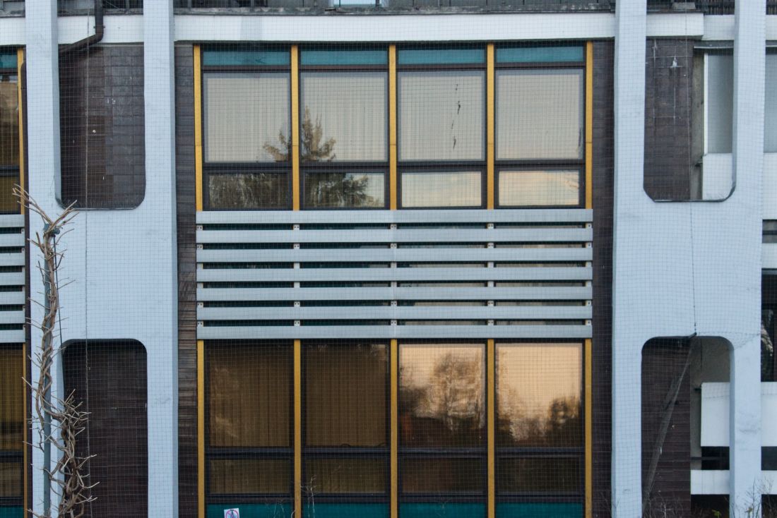 Modernistyczna rotunda PKO na Kapelance w Krakowie