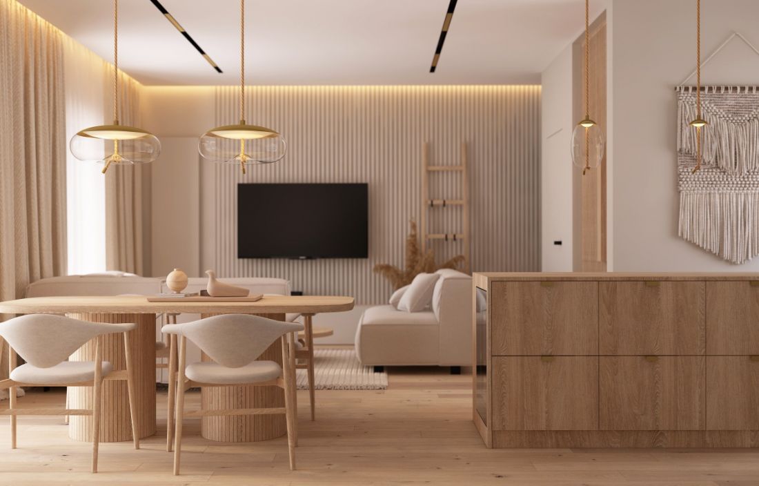 Meble w stylu boho charakteryzują się minimalistycznym designem