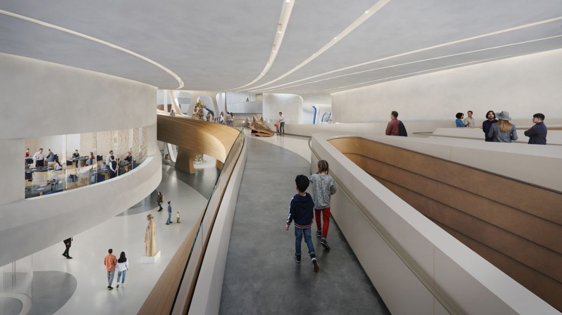 Centrum Kultury Śródziemnomorskiej w Reggio Calabria - widok wnętrza
