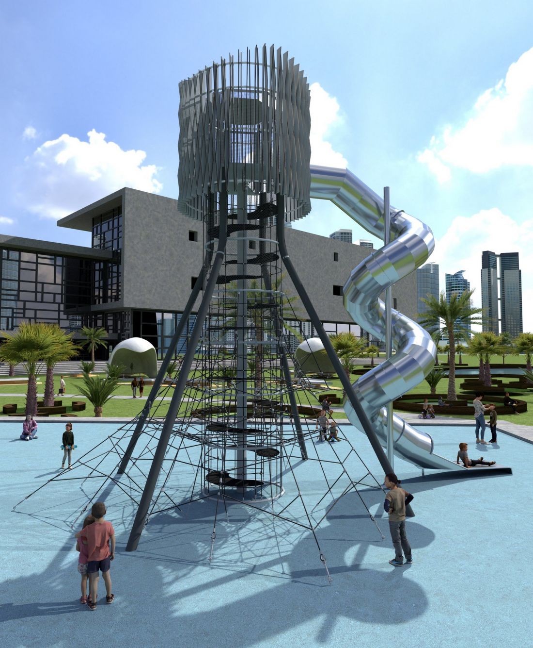 Podniebny skywalk z serii MAXX