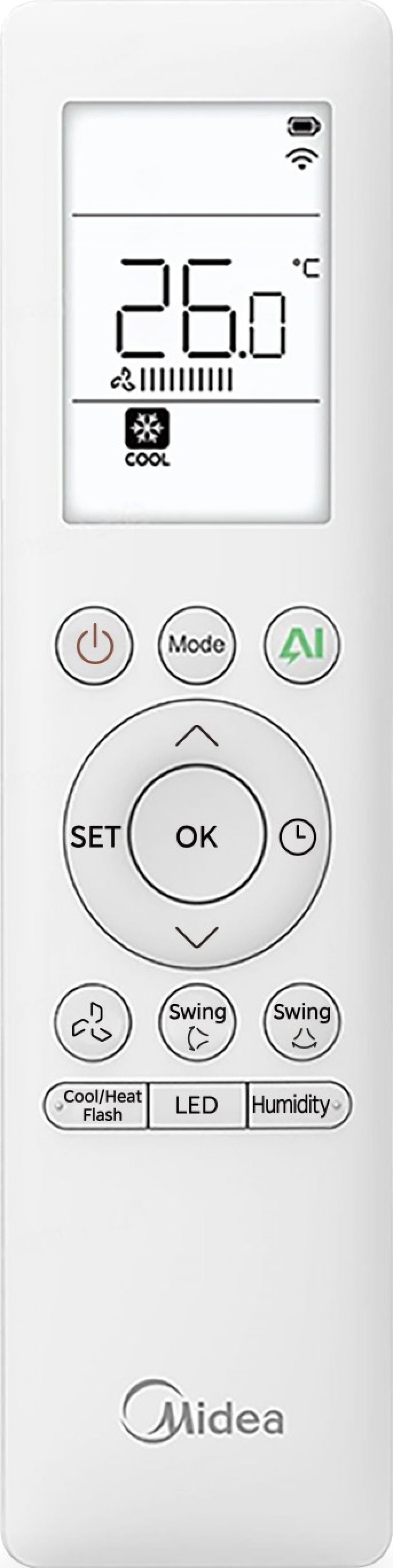Midea Solstice AI EcoMaster, White