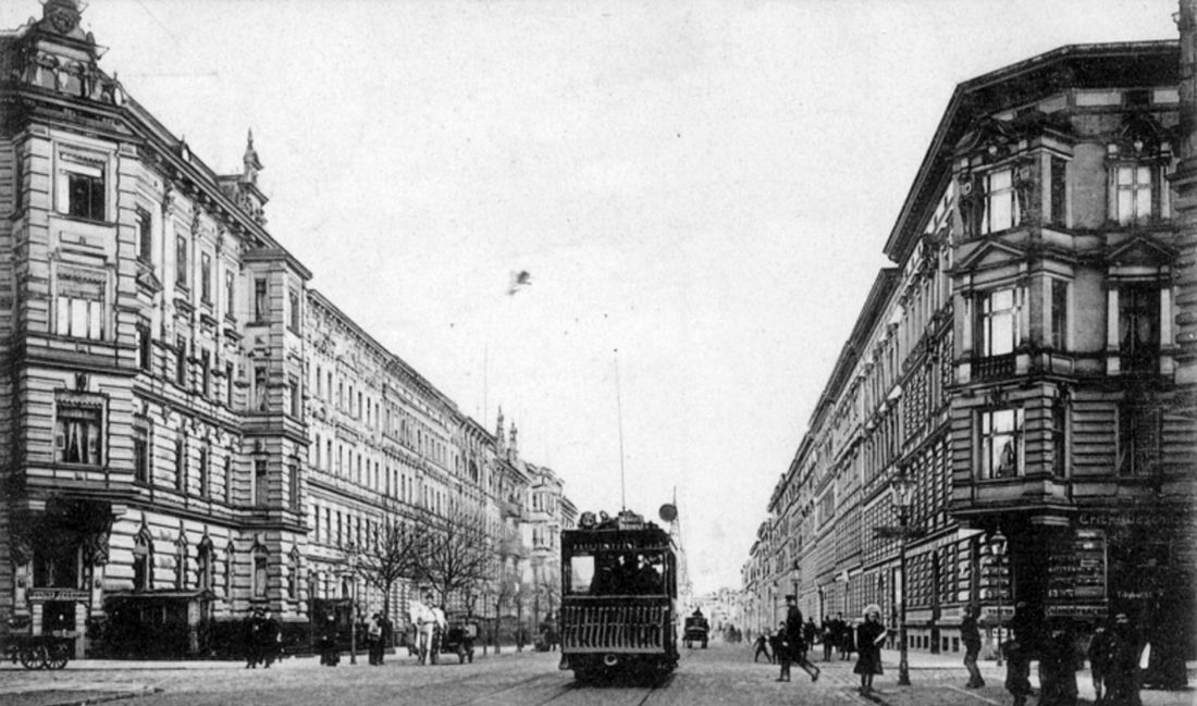 ulica Bolesława Krzywoustego w Szczecinie, 1945 rok