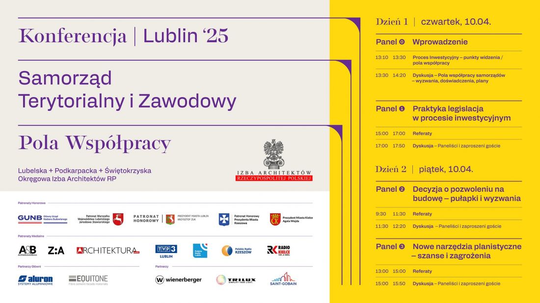 Międzyokręgowa Konferencja: „Samorząd zawodowy i terytorialny – pola współpracy”