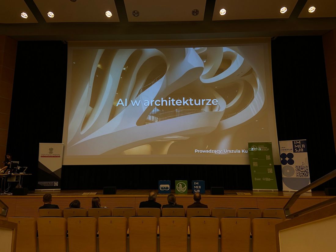 wykład szkoleniowy Urszuli Kuczmy „Zastosowanie AI w projektowaniu architektonicznym i urbanistycznym