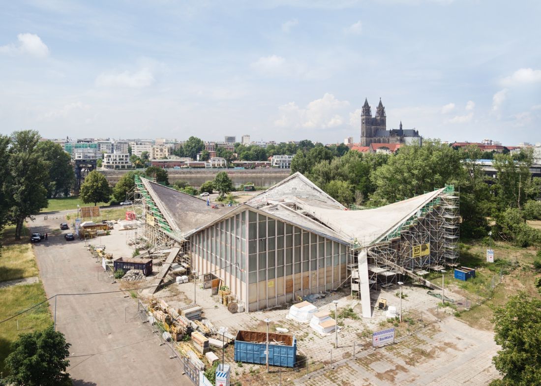 Hyparschale w Magdeburgu - największym wyzwaniem była renowacja skorupy dachowej