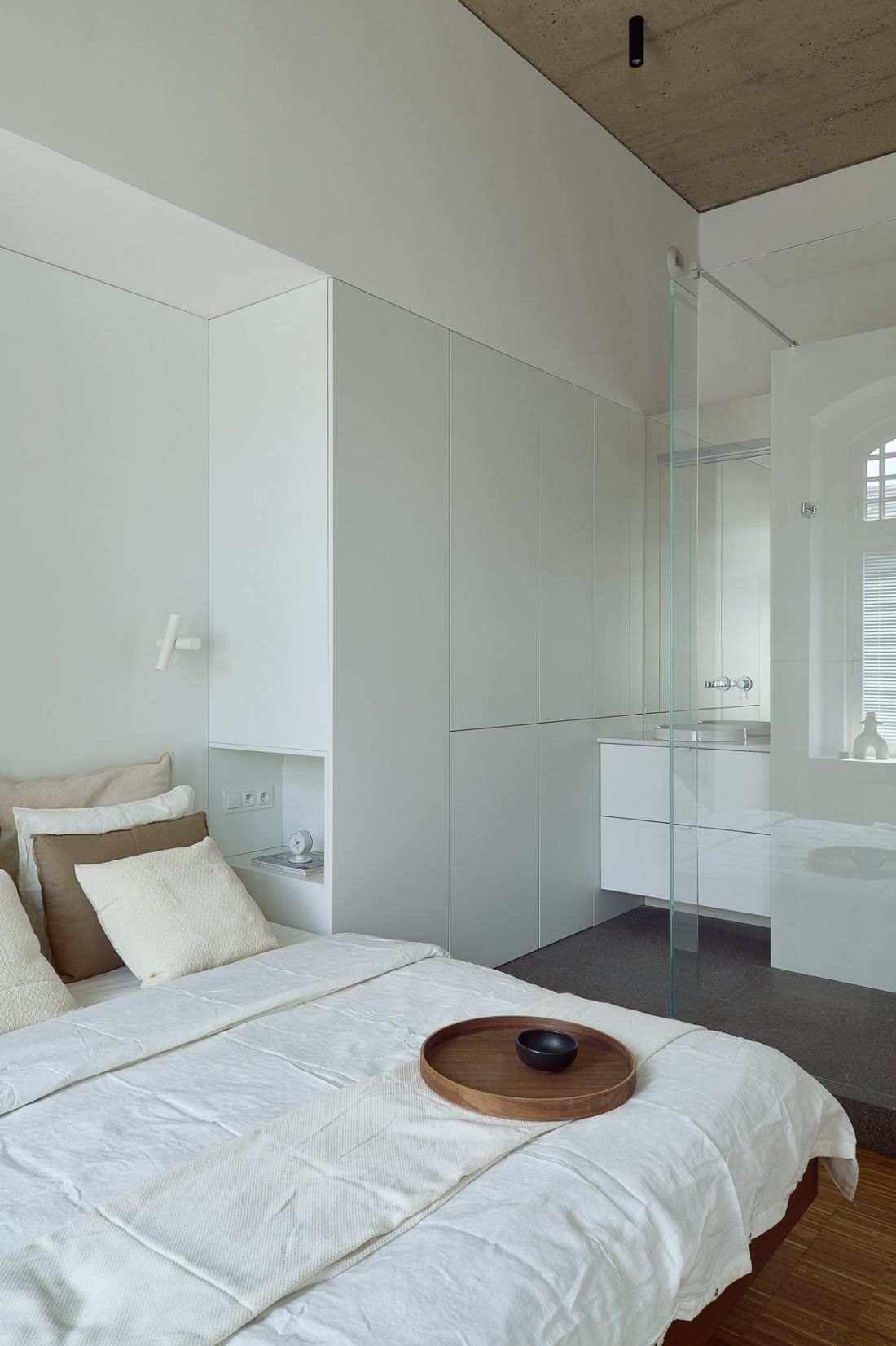 Apartament przy Księcia Witolda jest kwintesencją nowoczesnego minimalizmu