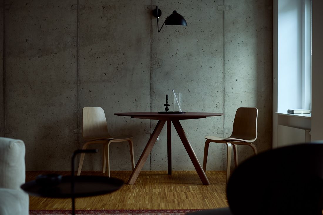 Apartament przy Księcia Witolda jest nowoczesny, ale nie zimny; minimalistyczny, ale pełen ciepła